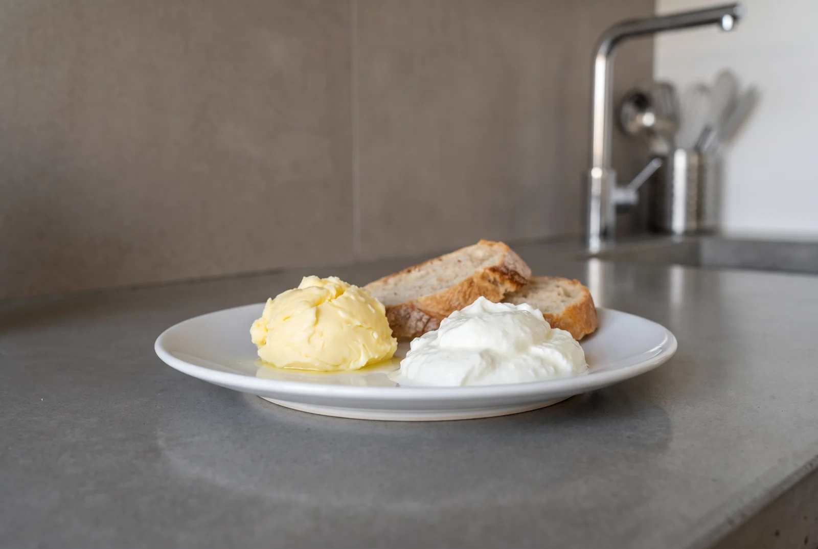 Homemade Yogurt-Churned Butter