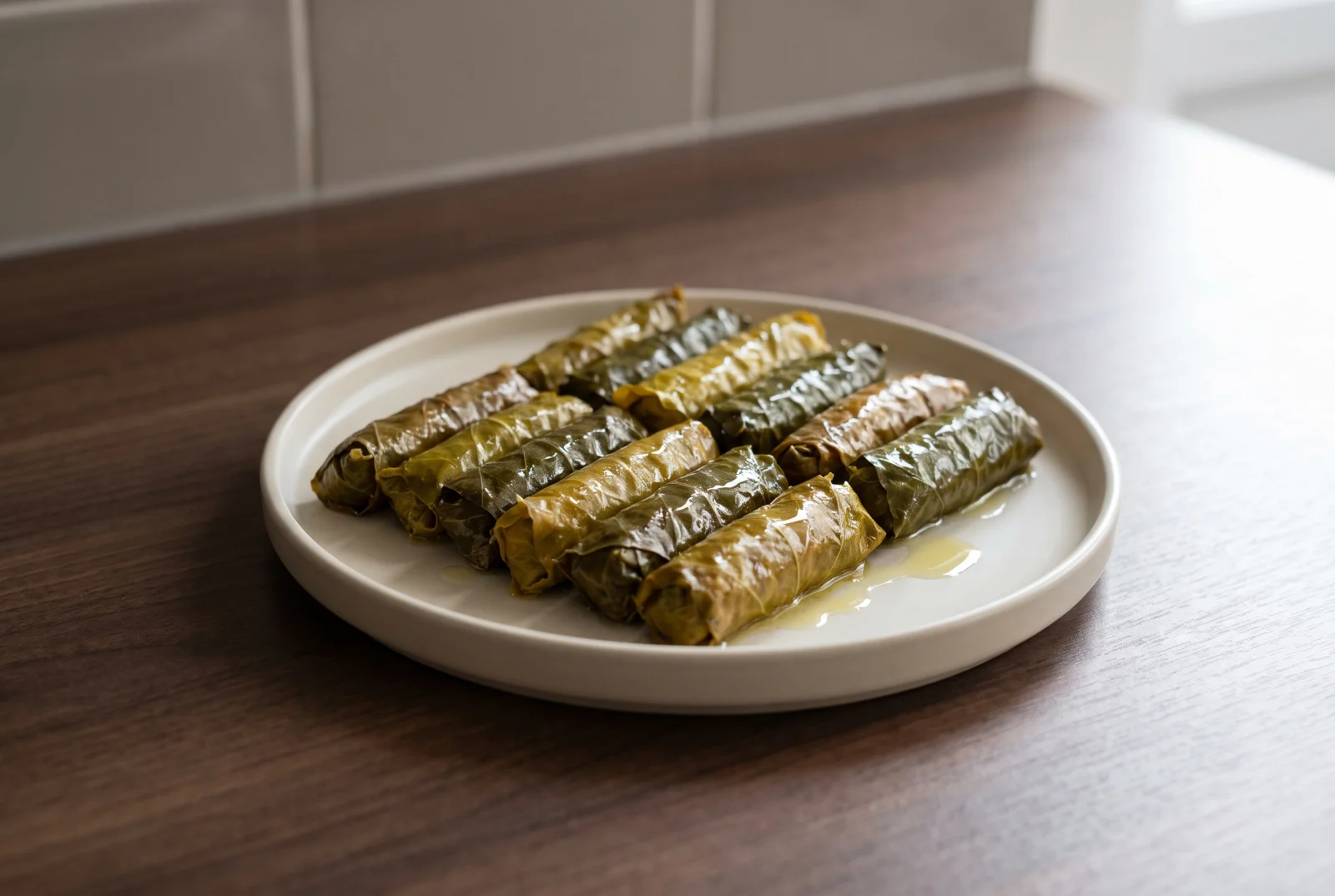 Giresun-Style Rice-Stuffed Hazelnut Leaf Rolls