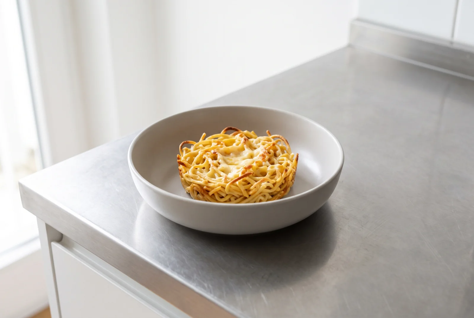Baked Egg Noodles with Cheese