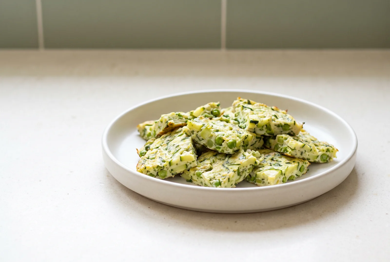 Baked Zucchini Fritters for Babies 12 Months and Up — Unsalted Finger Food