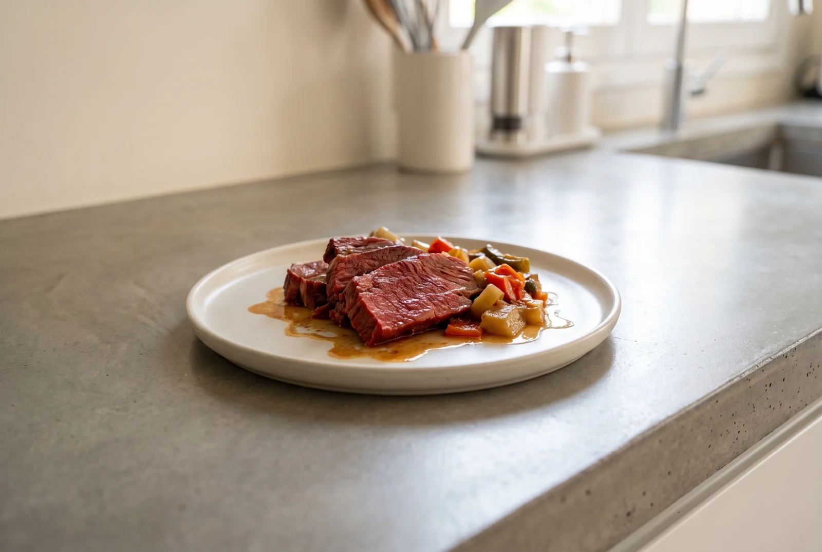 Oven-Braised Beef Brisket with Vegetables