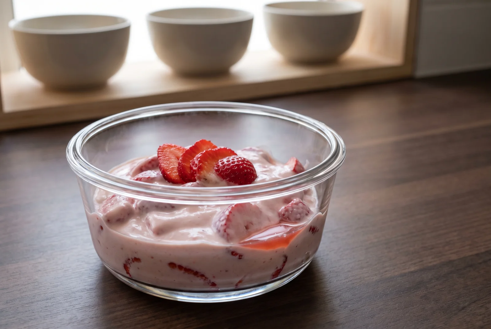 Fresas con Crema | Mexican-Style Strawberries and Cream Bowl
