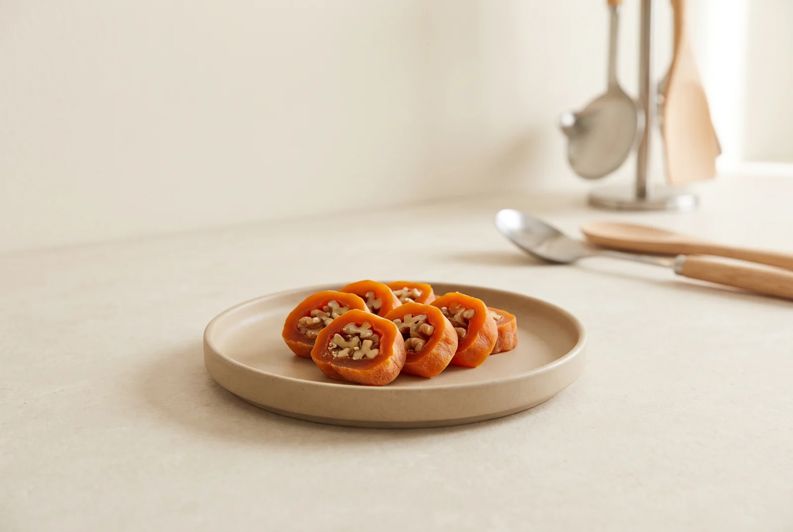 Gotgam Mari — Korean Walnut-Stuffed Dried Persimmons