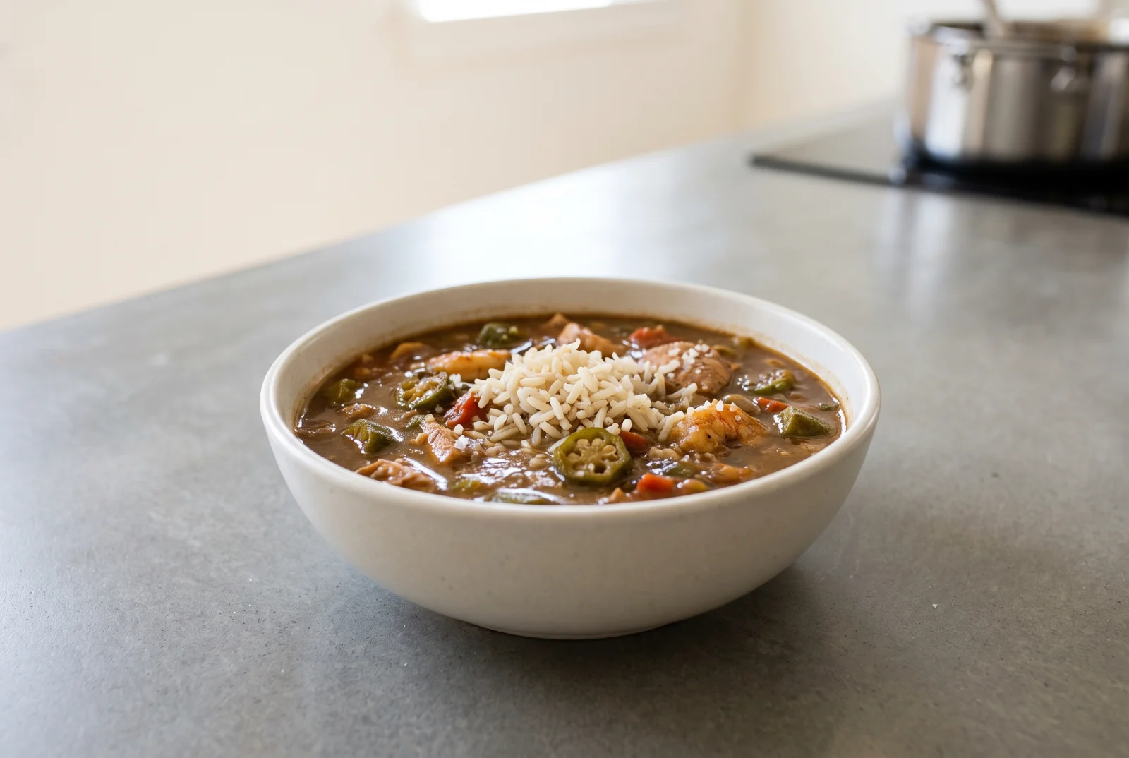 Gumbo | Louisiana-Style Chicken, Shrimp, and Okra Stew