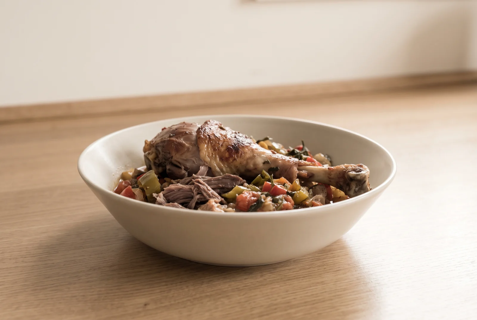 Turkey Thigh Stew in a Clay Pot | Slow-Cooked with Vegetables and Thyme