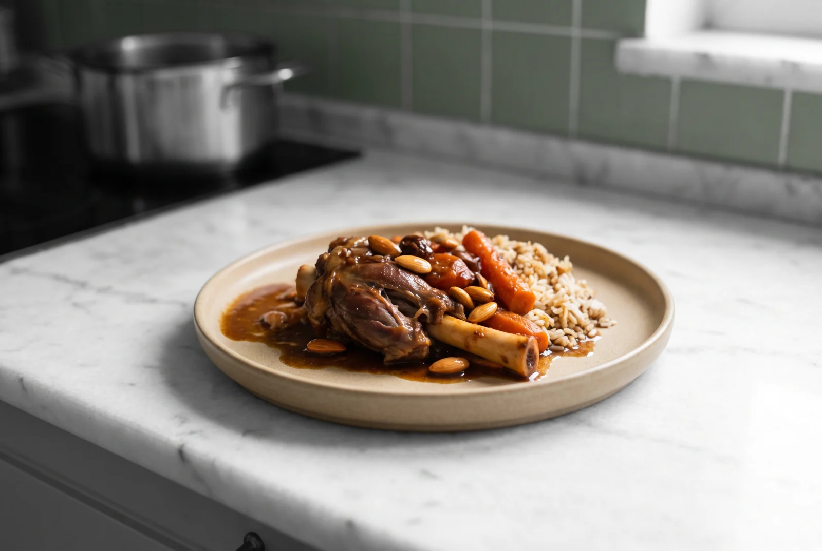 Habeet — Basra-Style Lamb with Date Molasses and Rice