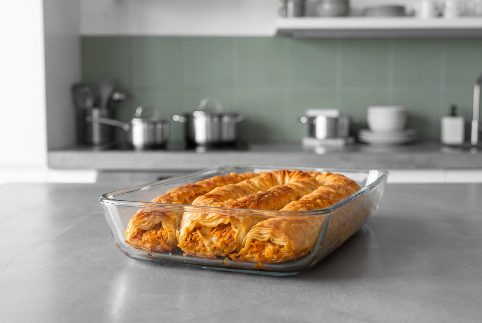 Carrot Börek — Grated Carrot and Kashar Cheese Pastry