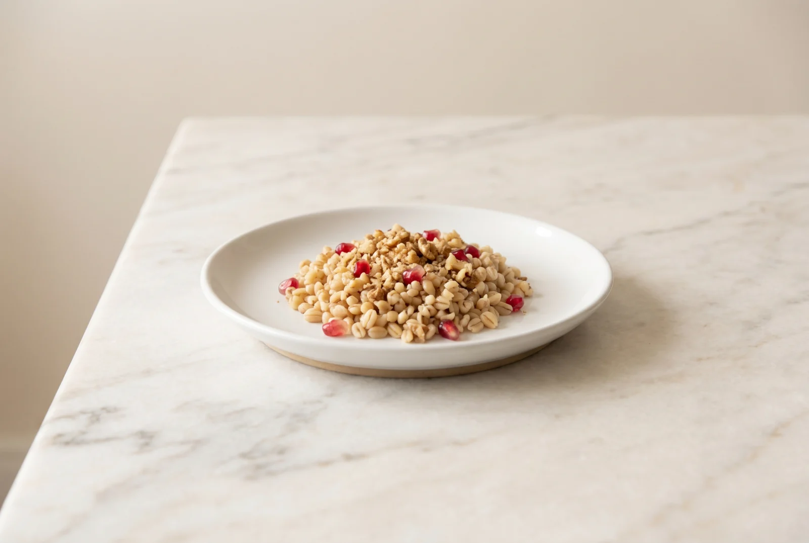 Hedik (First-Tooth Wheat Dish) | With Walnuts and Pomegranate