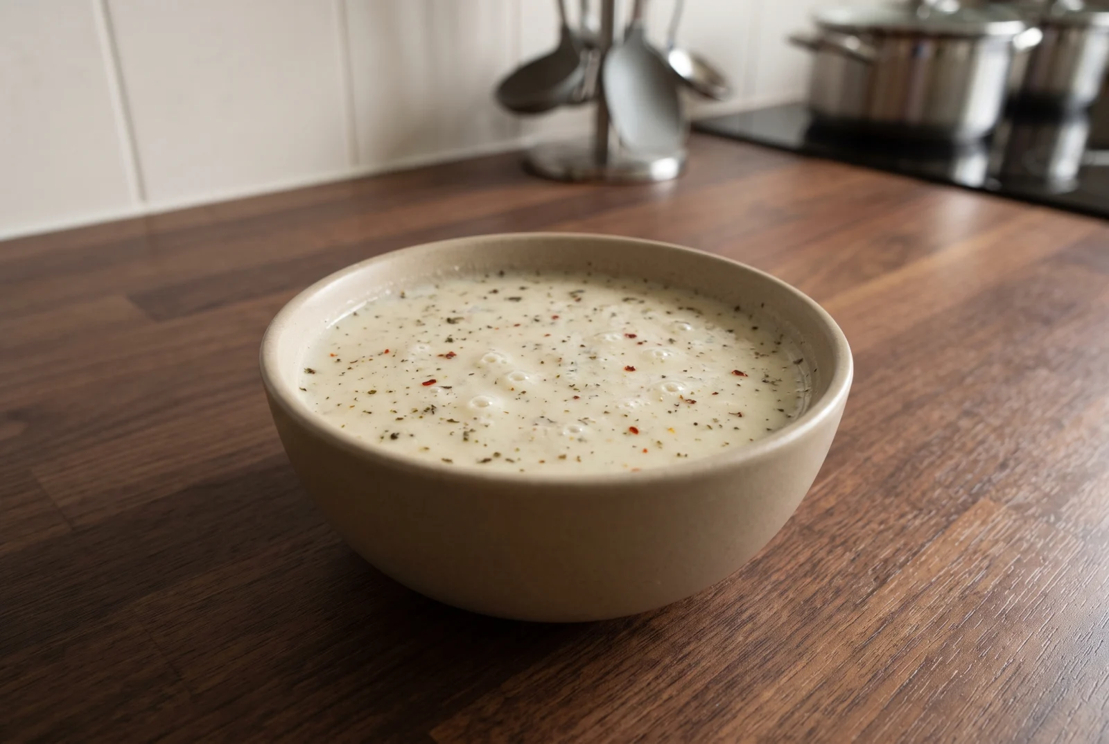 Herle Soup (Anatolian Ayran and Flour Soup)