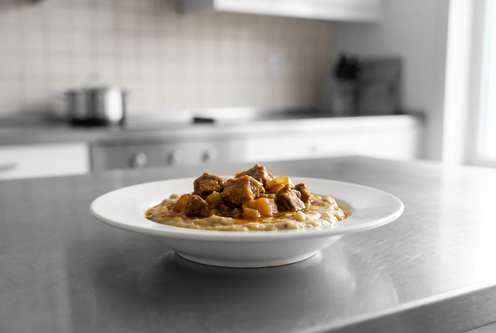 Hünkar Beğendi (Sultan’s Delight) — Lamb Stew over Roasted Eggplant Béchamel