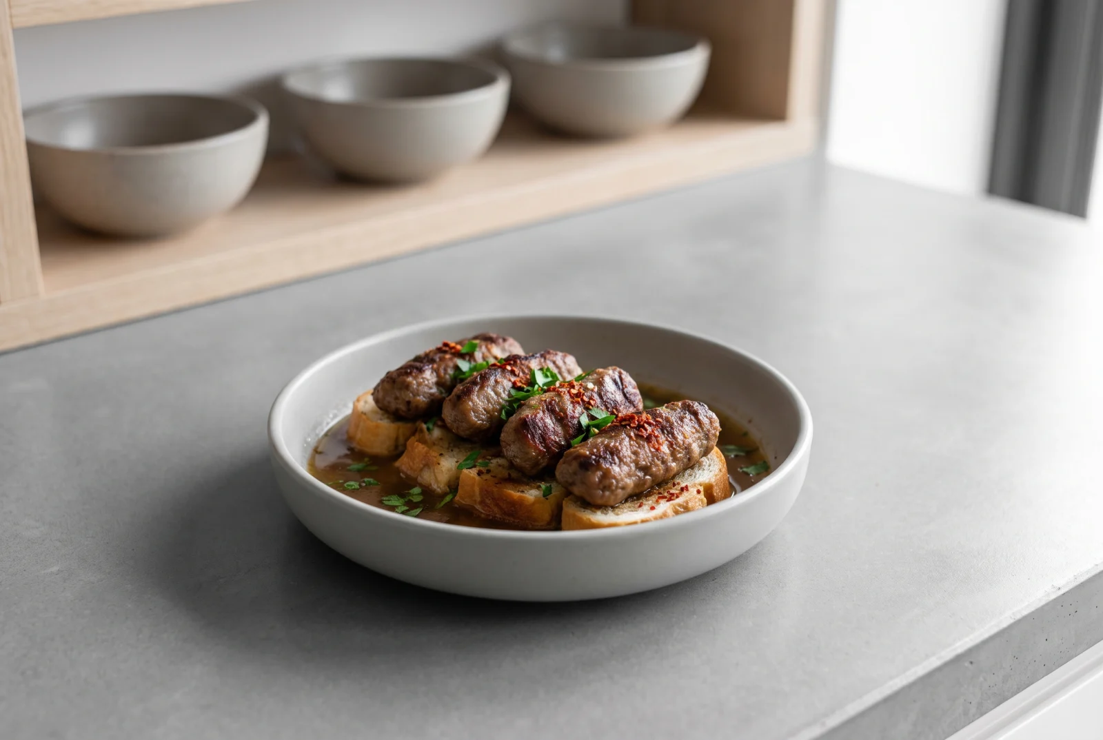 Islama Köfte — Sakarya-Style Meatballs with Broth-Soaked Bread