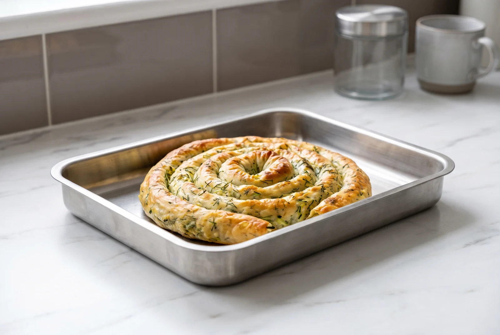 Zucchini and Dill Börek with Yufka