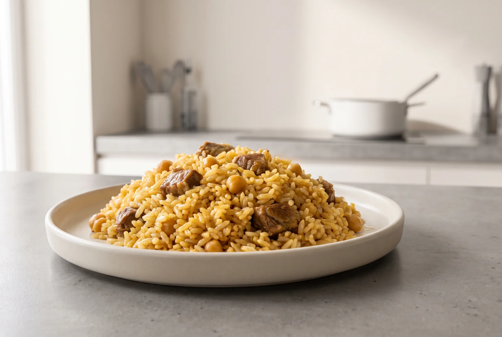 Kabune Pilaf | Isparta-Style Lamb and Chickpea Rice