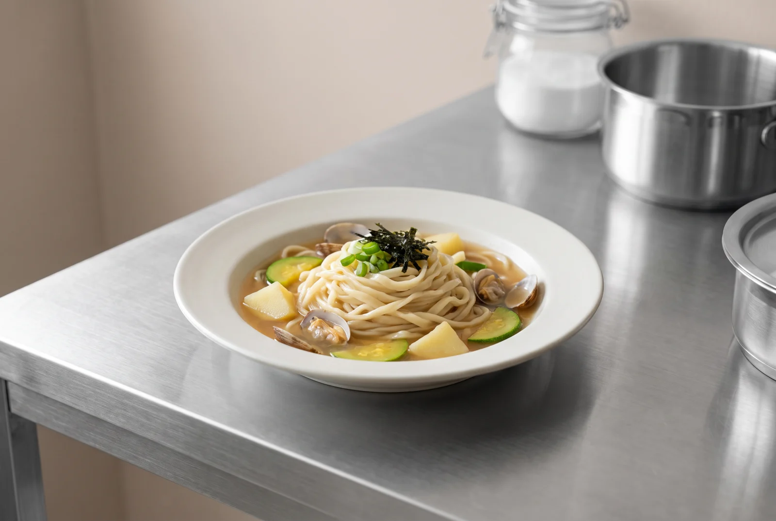 Kalguksu | Korean Knife-Cut Noodle Soup