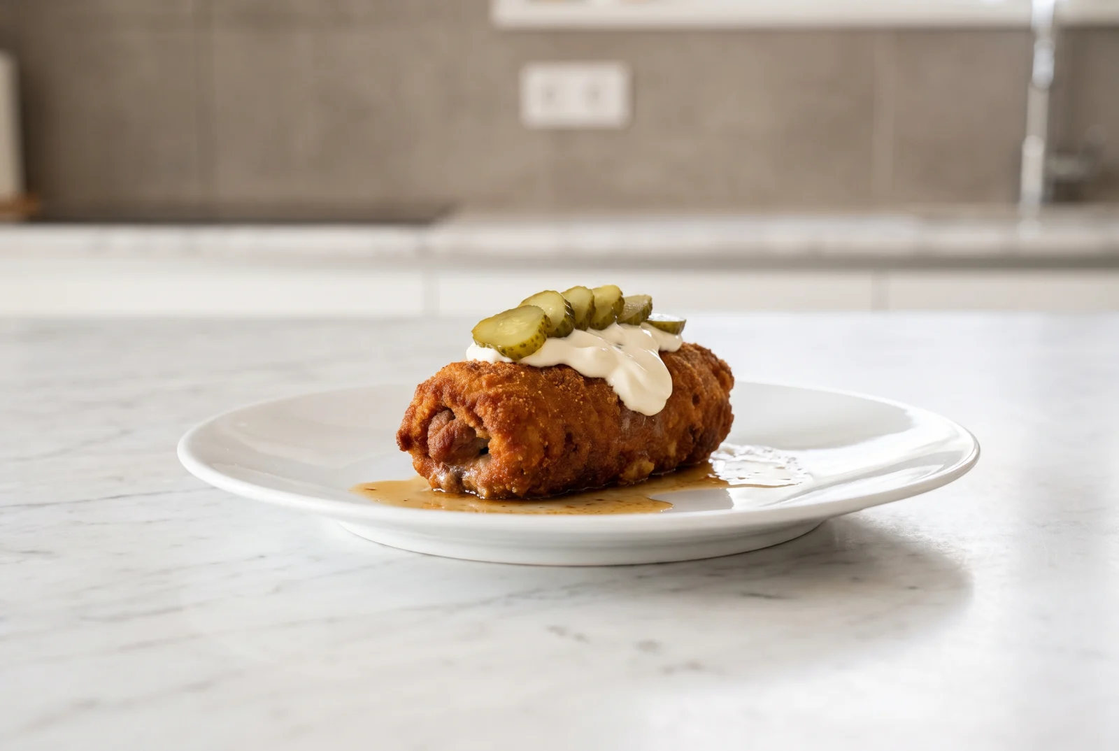 Karađorđeva Šnicla — Serbian Kaymak-Stuffed Rolled Schnitzel
