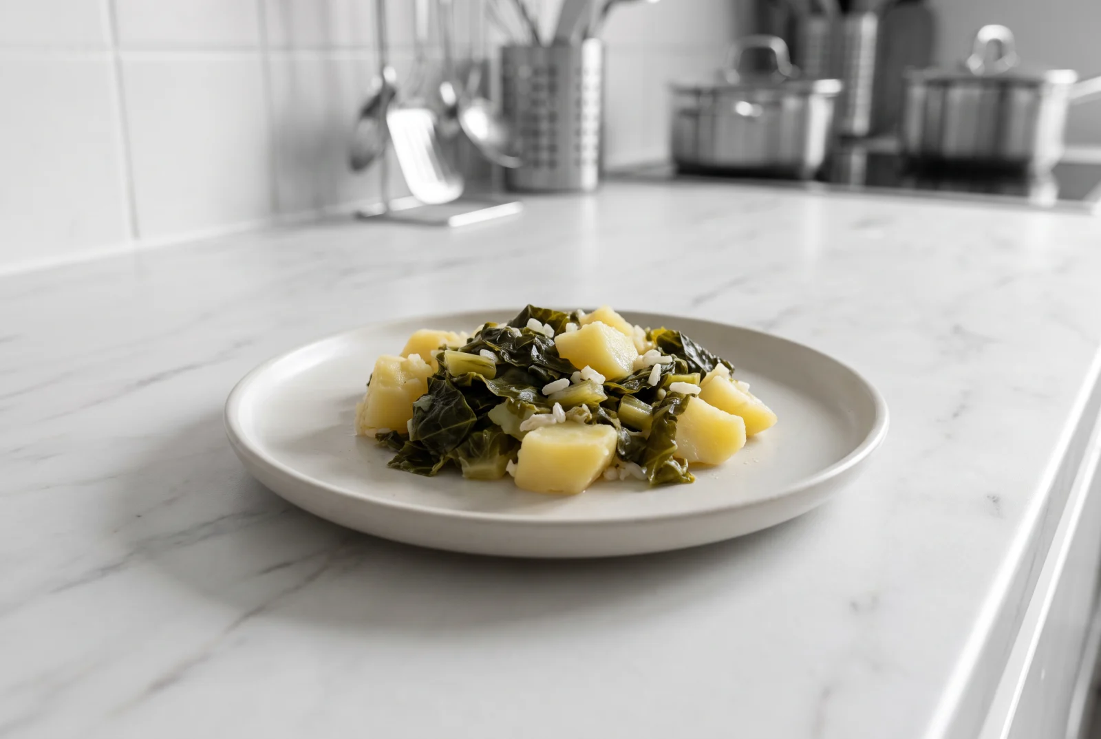 Collard Greens and Potato Mash | Black Sea-Style Baby Food for Ages 10 Months and Up