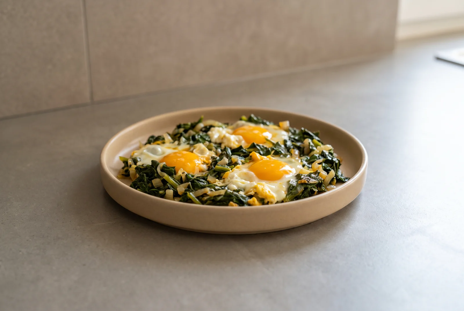 Collard Greens and Eggs | Black Sea-Style Skillet Greens