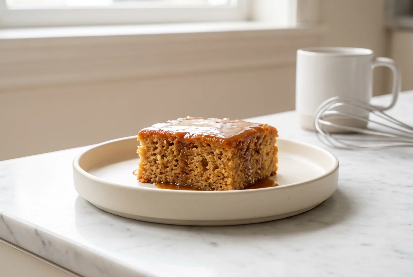 Caramel Cake — Moist Cake with Homemade Caramel Sauce