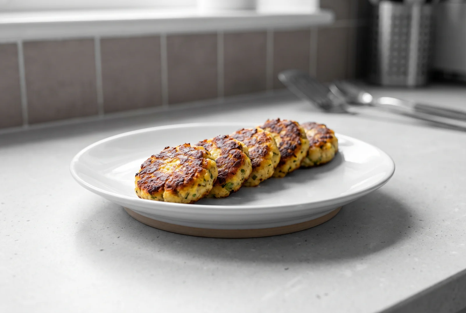 Cauliflower Patties | Pan-Fried Cauliflower and Cheese Patties
