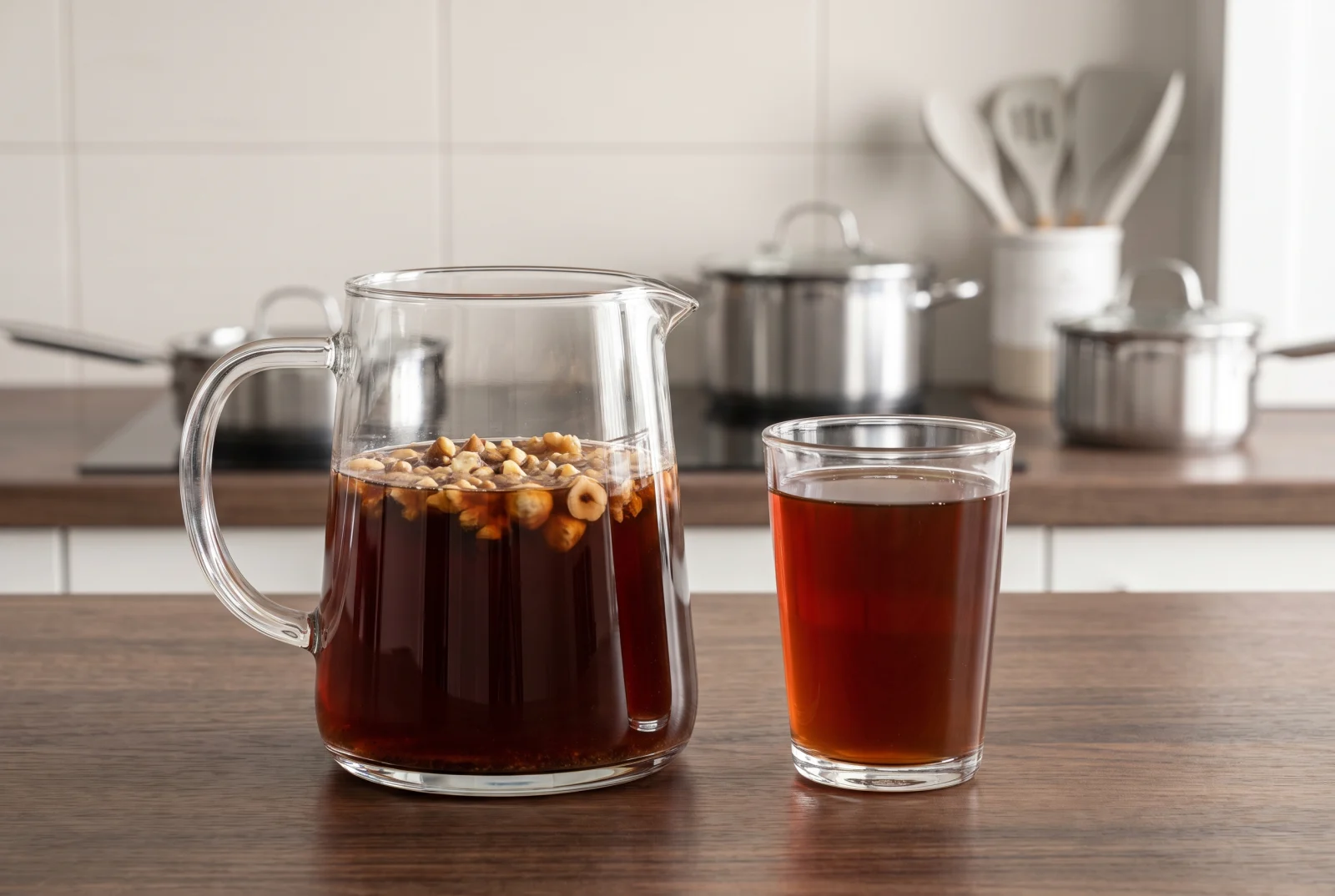 Kaynar | Black Sea Spiced Drink with Walnuts and Hazelnuts
