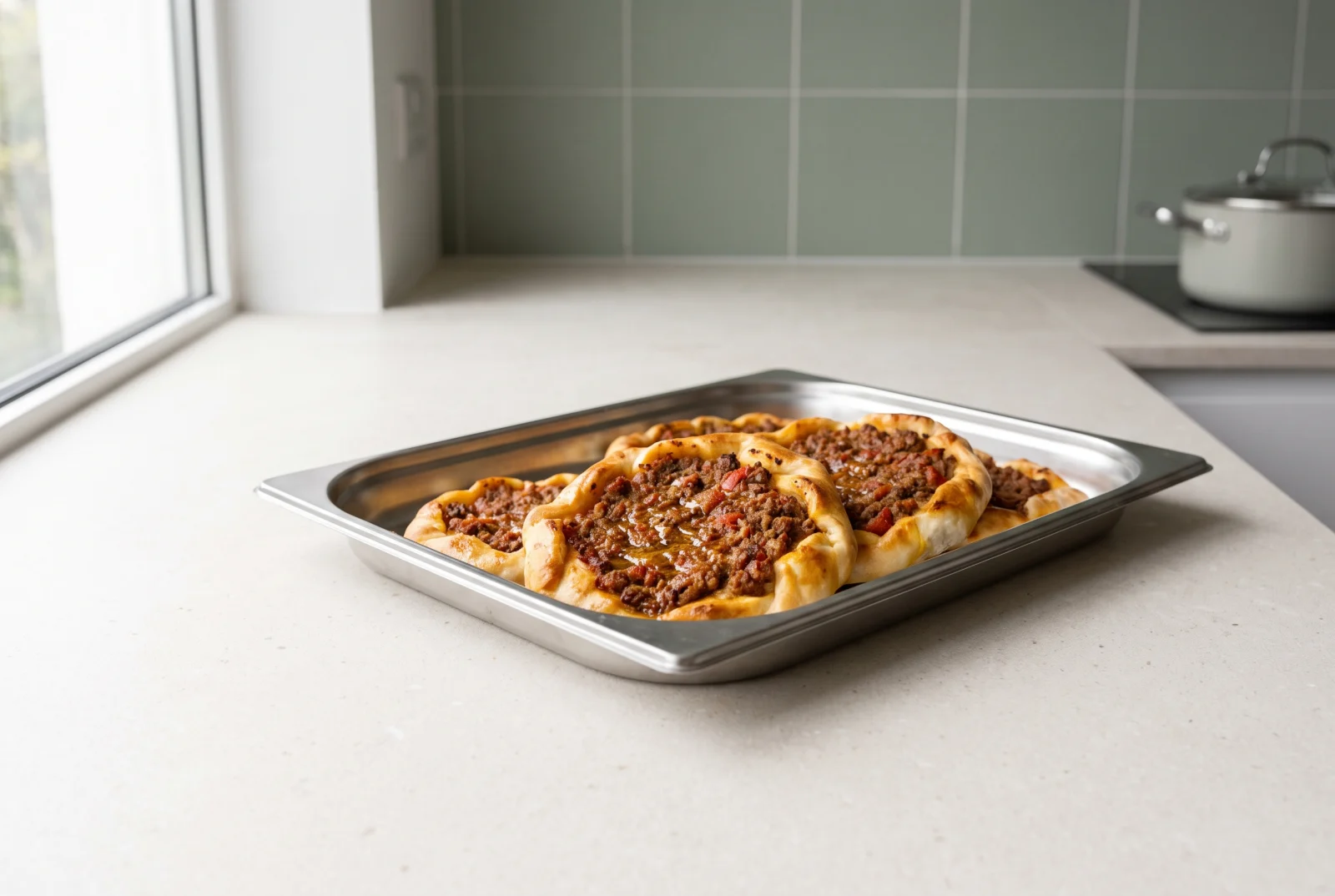 Kaytaz Böreği: Hatay-Style Open Ground Beef Pastries
