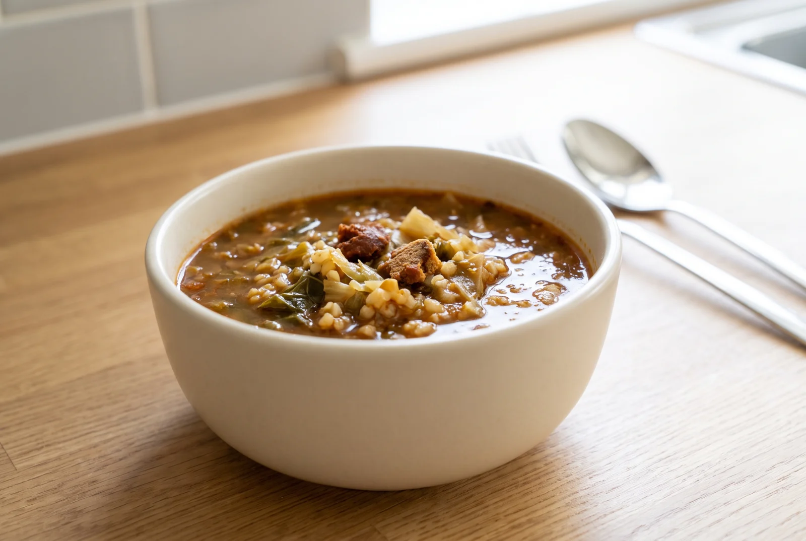 Kelem Asi | Mus-Style Cabbage Soup with Kurut