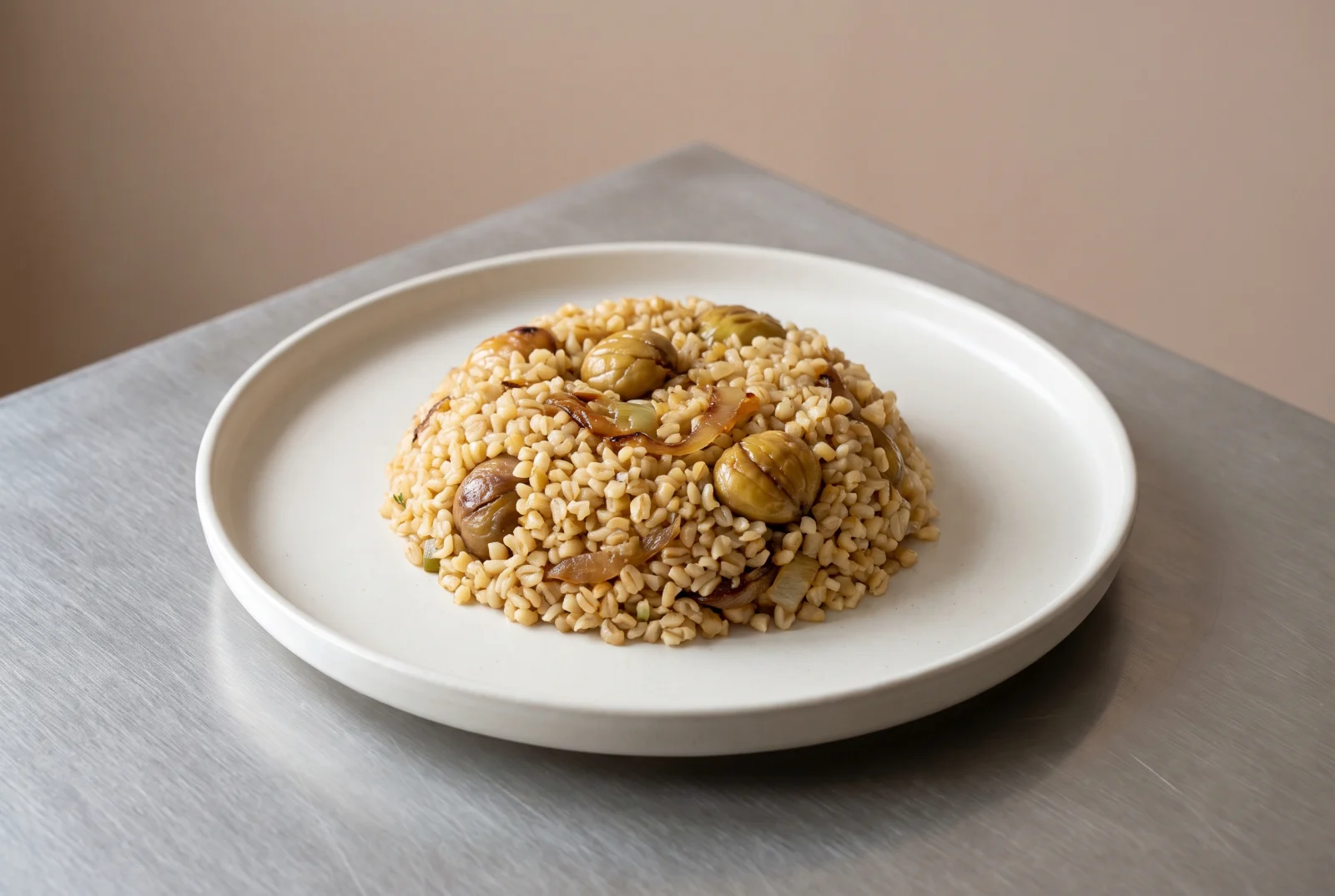 Chestnut Bulgur Pilaf | Buttery Winter Pilaf