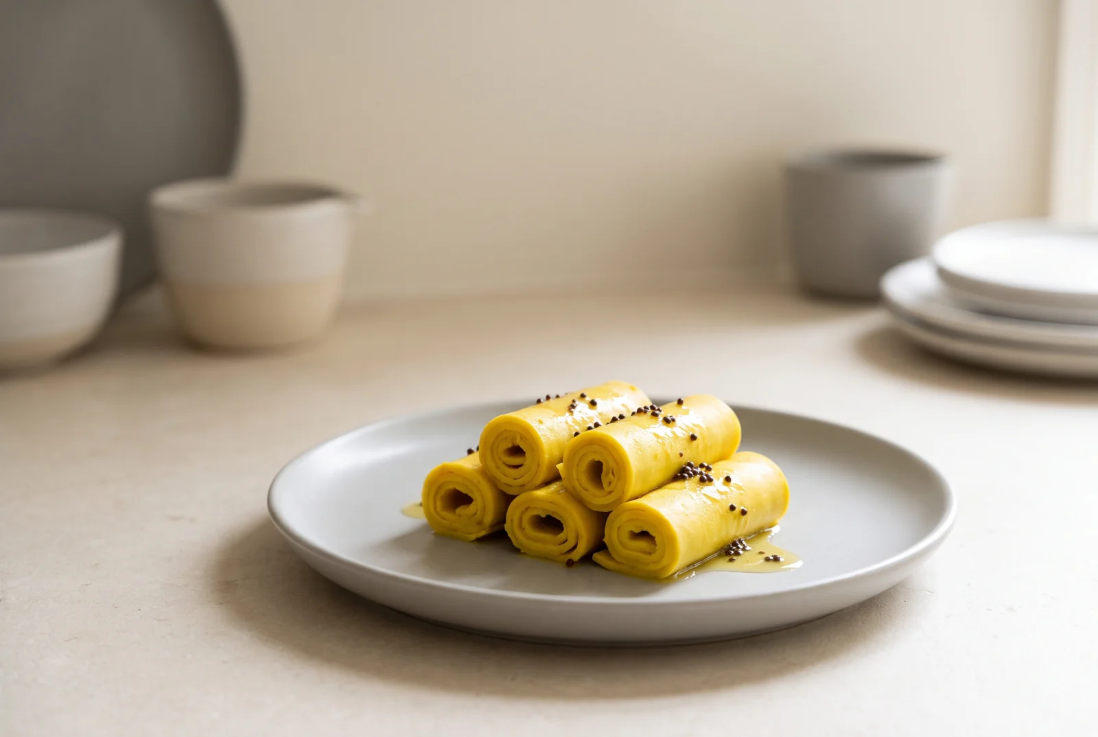 Khandvi | Thin Rolled Chickpea-Flour Snacks