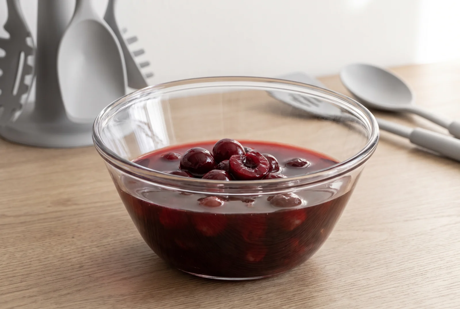 Cherry Compote — Thick Sauce for Turkish Milk Puddings