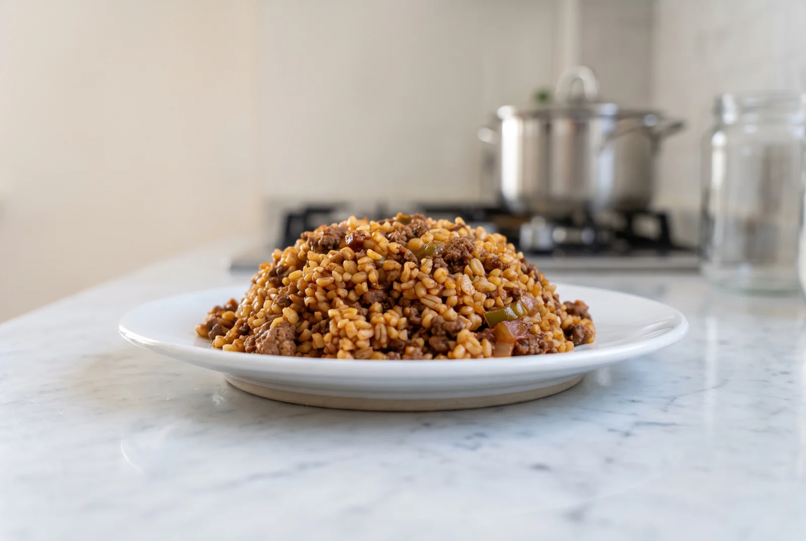Ground Beef and Bulgur Pilaf — Turkish Tomato Paste Bulgur Pilaf