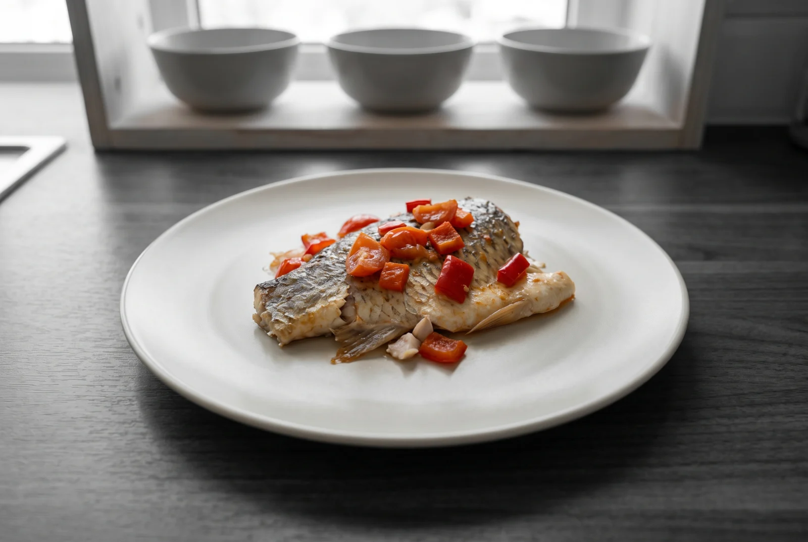 Koktal | Kazakh-Style Butterflied Carp Baked with Vegetables