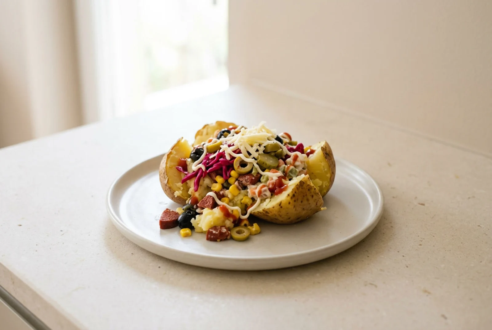 Kumpir | Istanbul-Style Baked Stuffed Potato