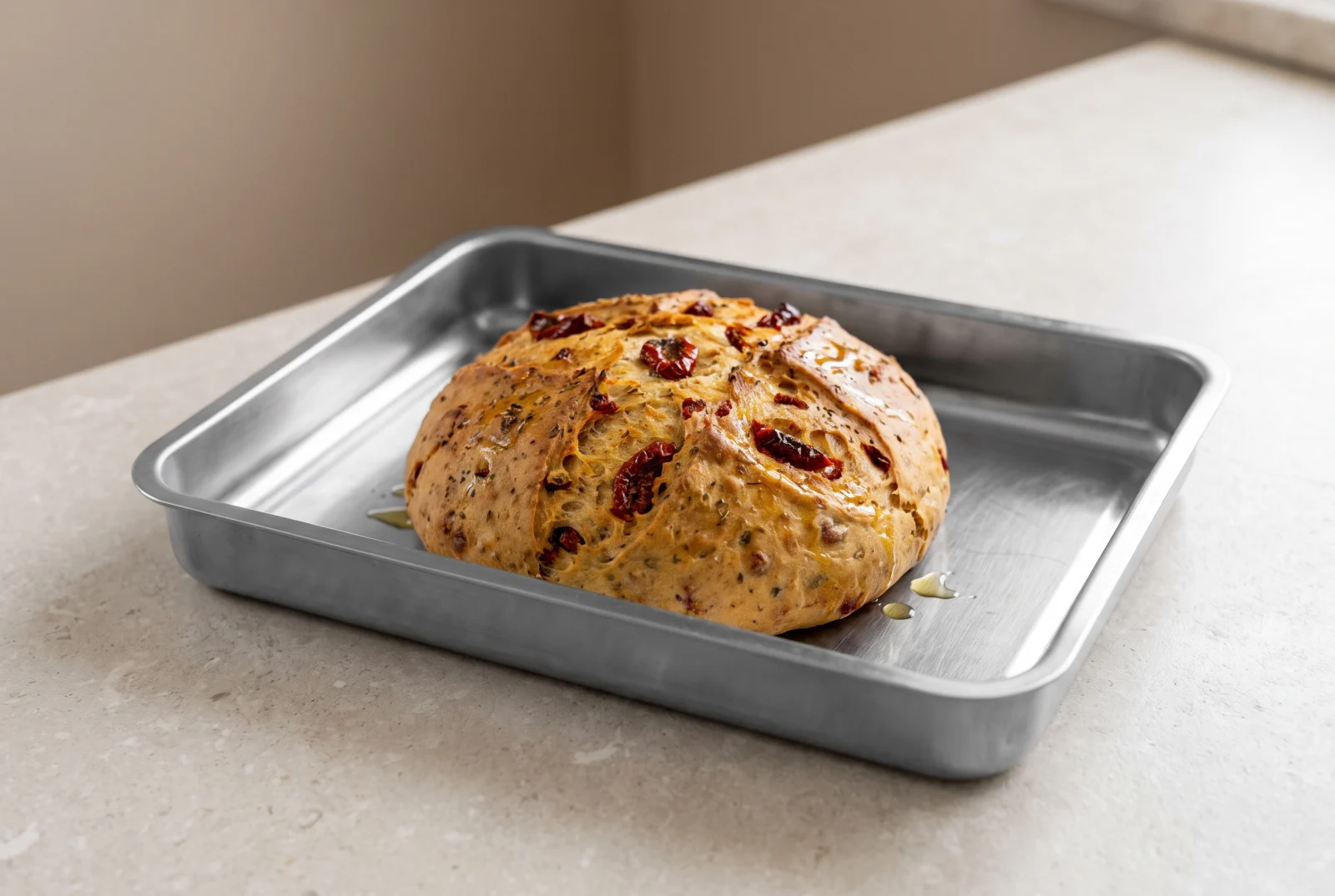 Sun-Dried Tomato Bread | Olive Oil Sun-Dried Tomato Loaf