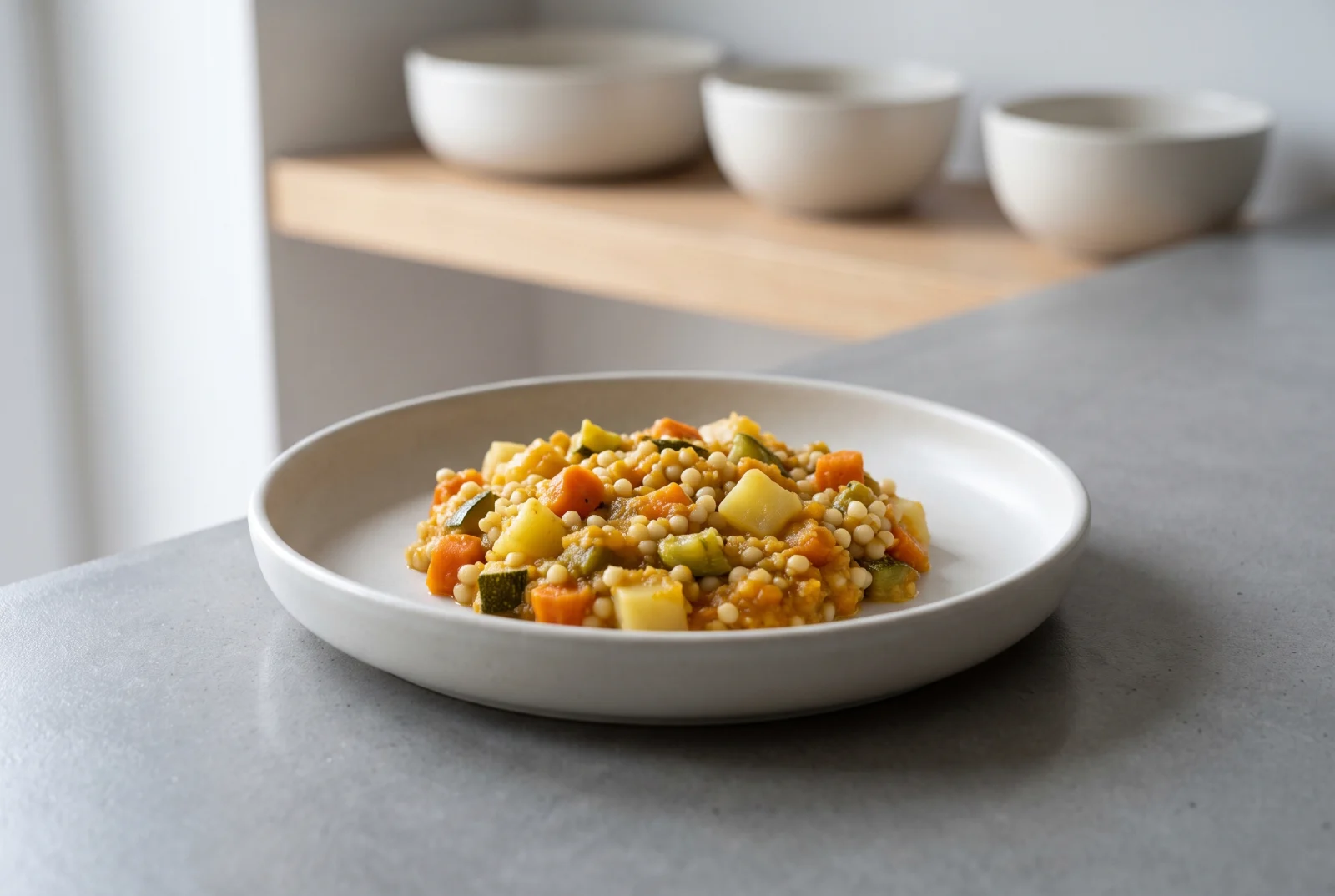 Couscous and Vegetable Puree | Moroccan-Style, for Babies 10 Months and Older