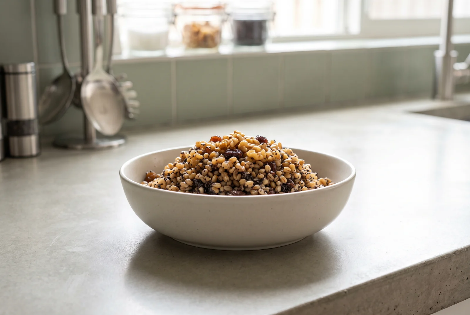 Kutya — Ukrainian Honey and Poppy Seed Wheat Pudding