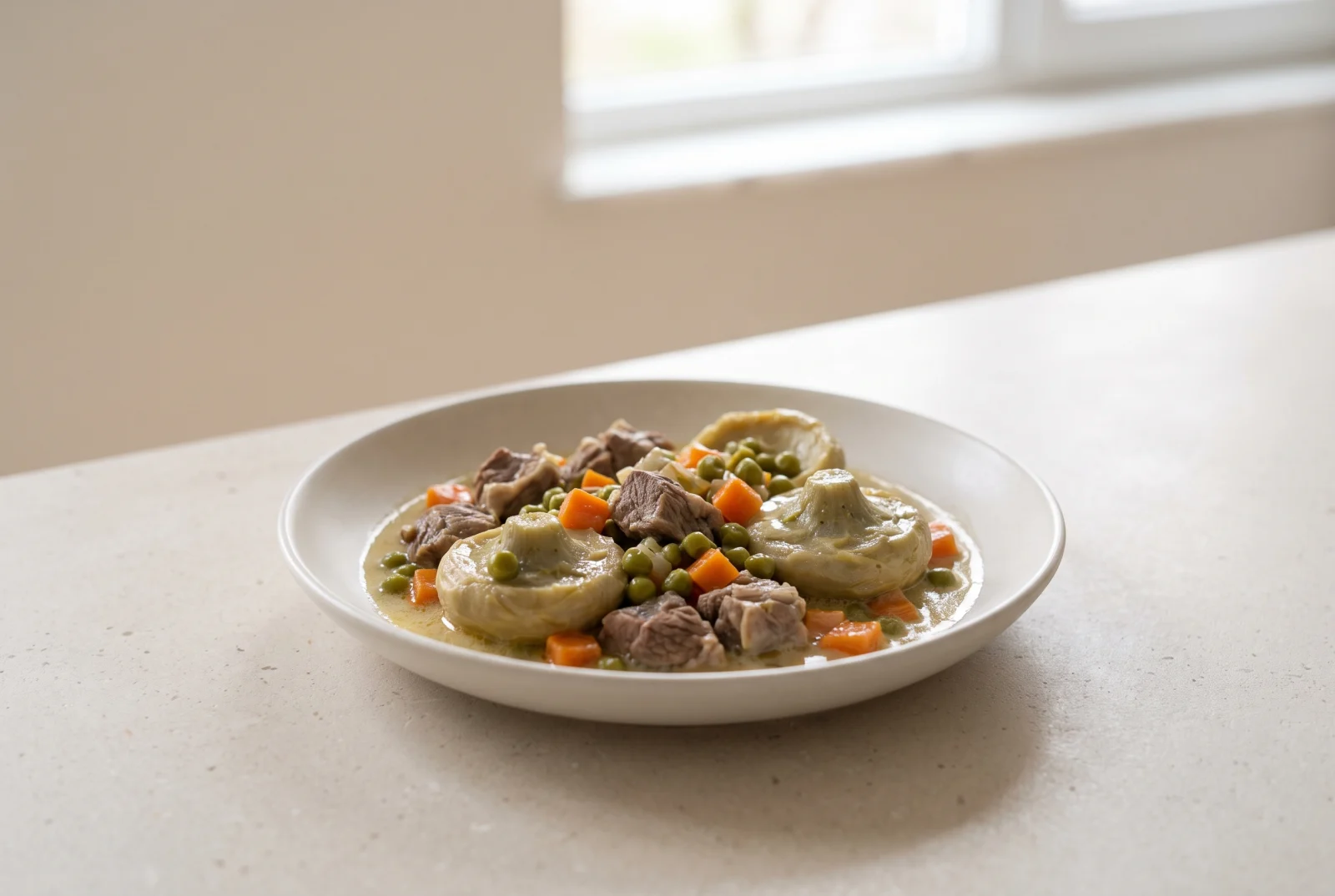 Lamb and Artichoke Stew | Izmir-Style Egg-Lemon Sauce