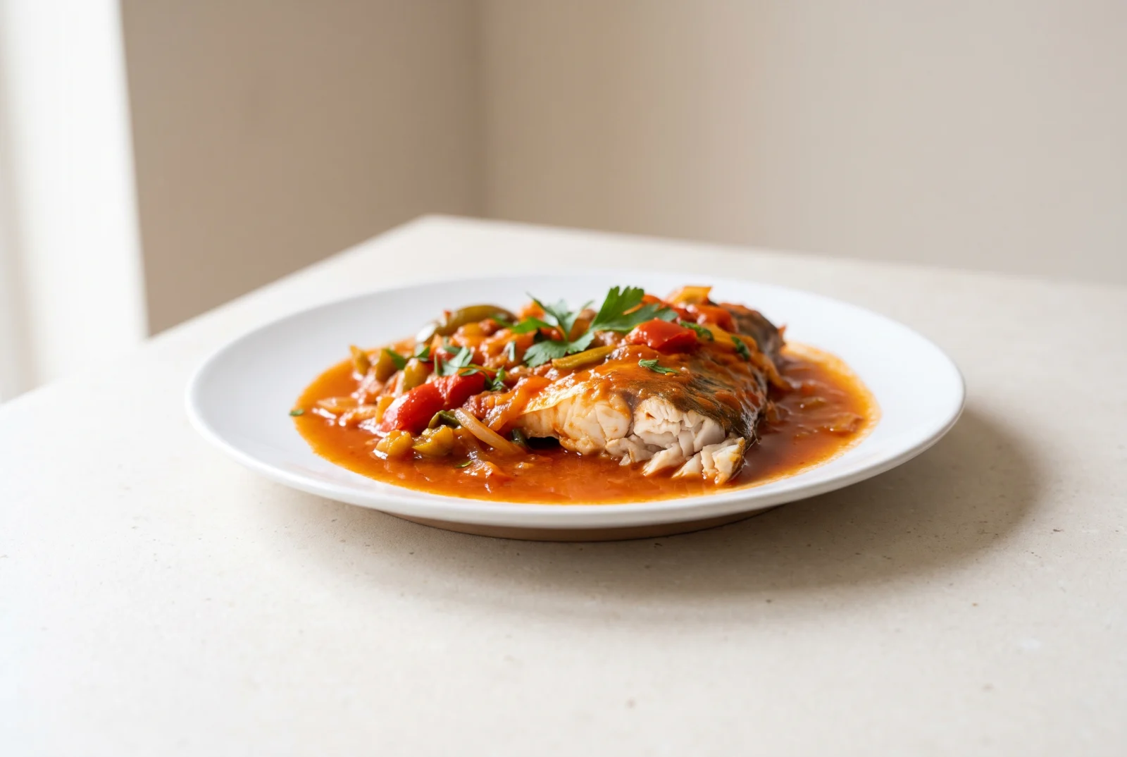 Lagos Buğulama: Covered-Baked Grouper with Mediterranean Vegetables