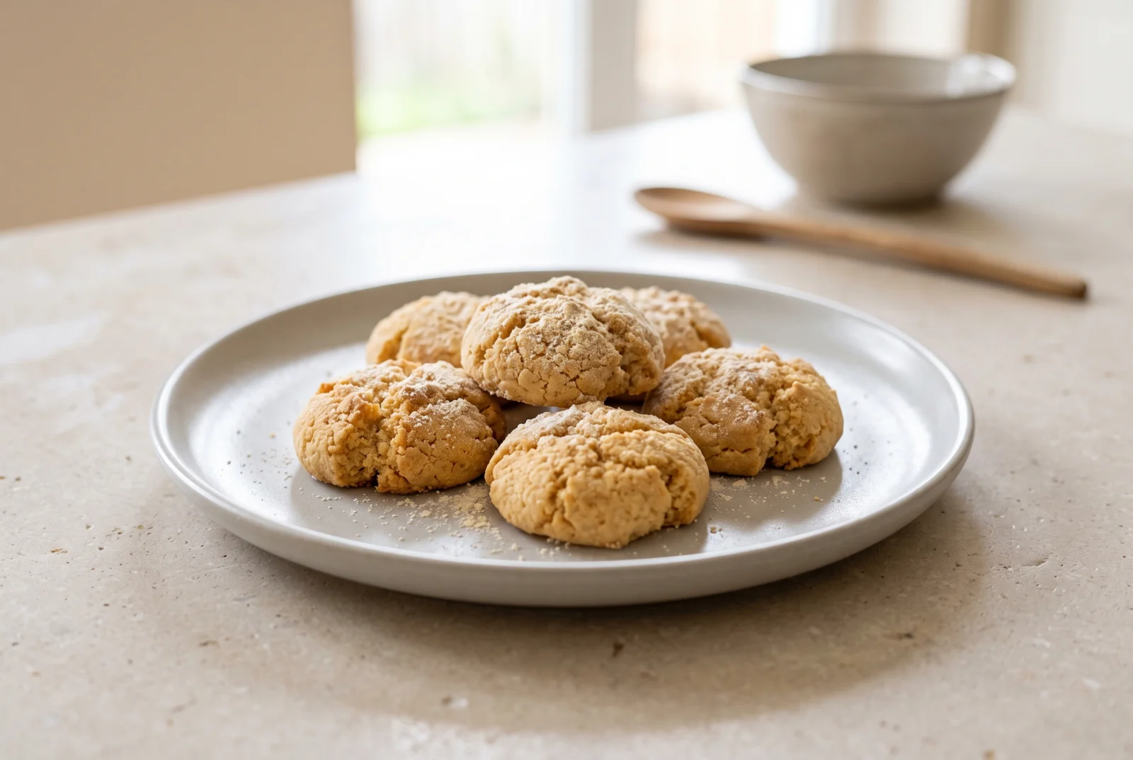 Roasted Chickpea Flour Cookies | Çorum-Style Leblebi Cookies
