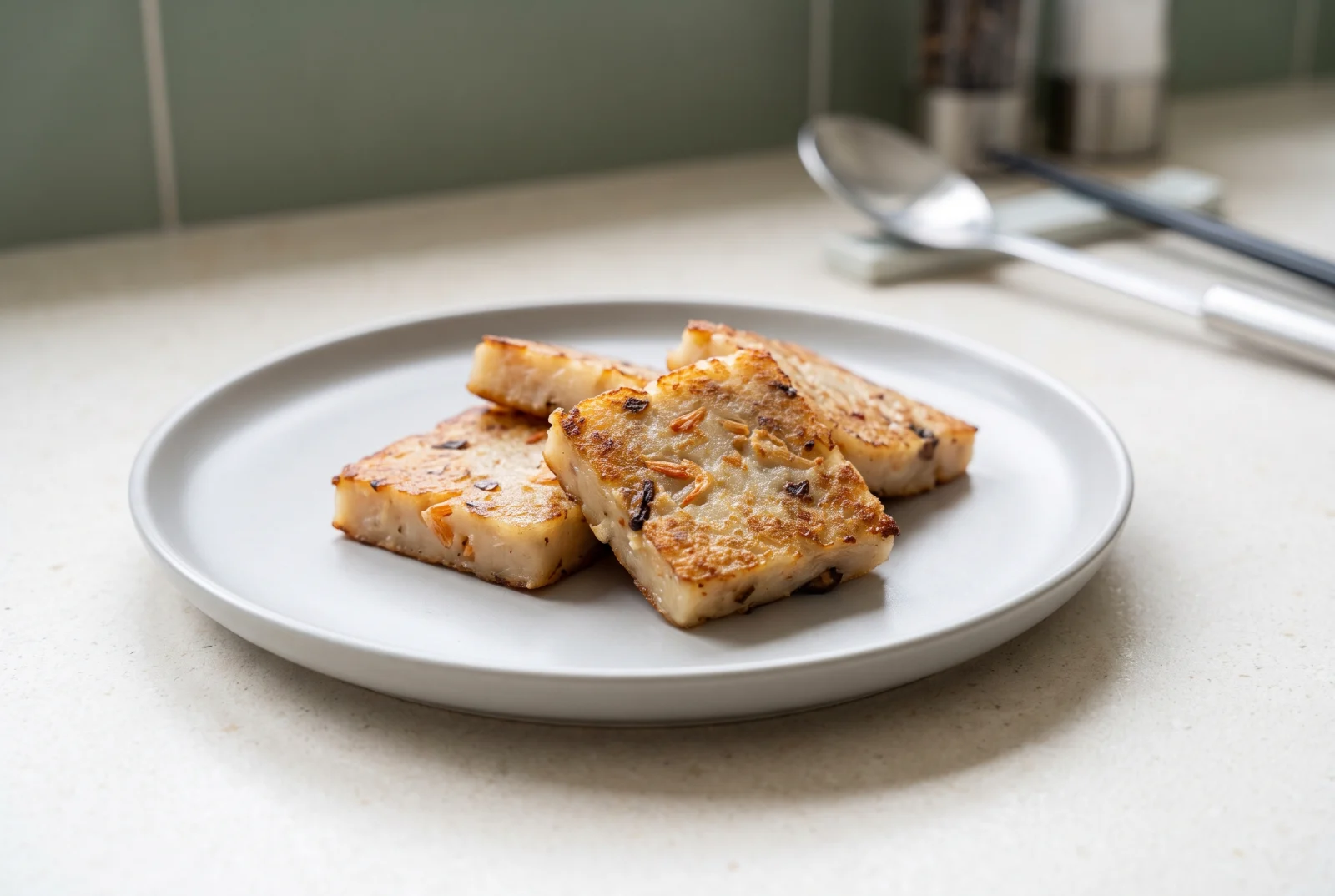 Lo Bak Go | Chinese Steamed Turnip Cake