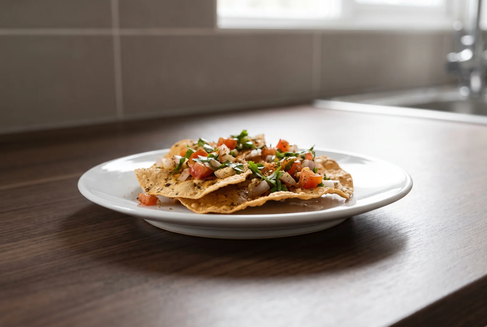 Masala Papad (Indian-Style Spiced Lentil Wafers)
