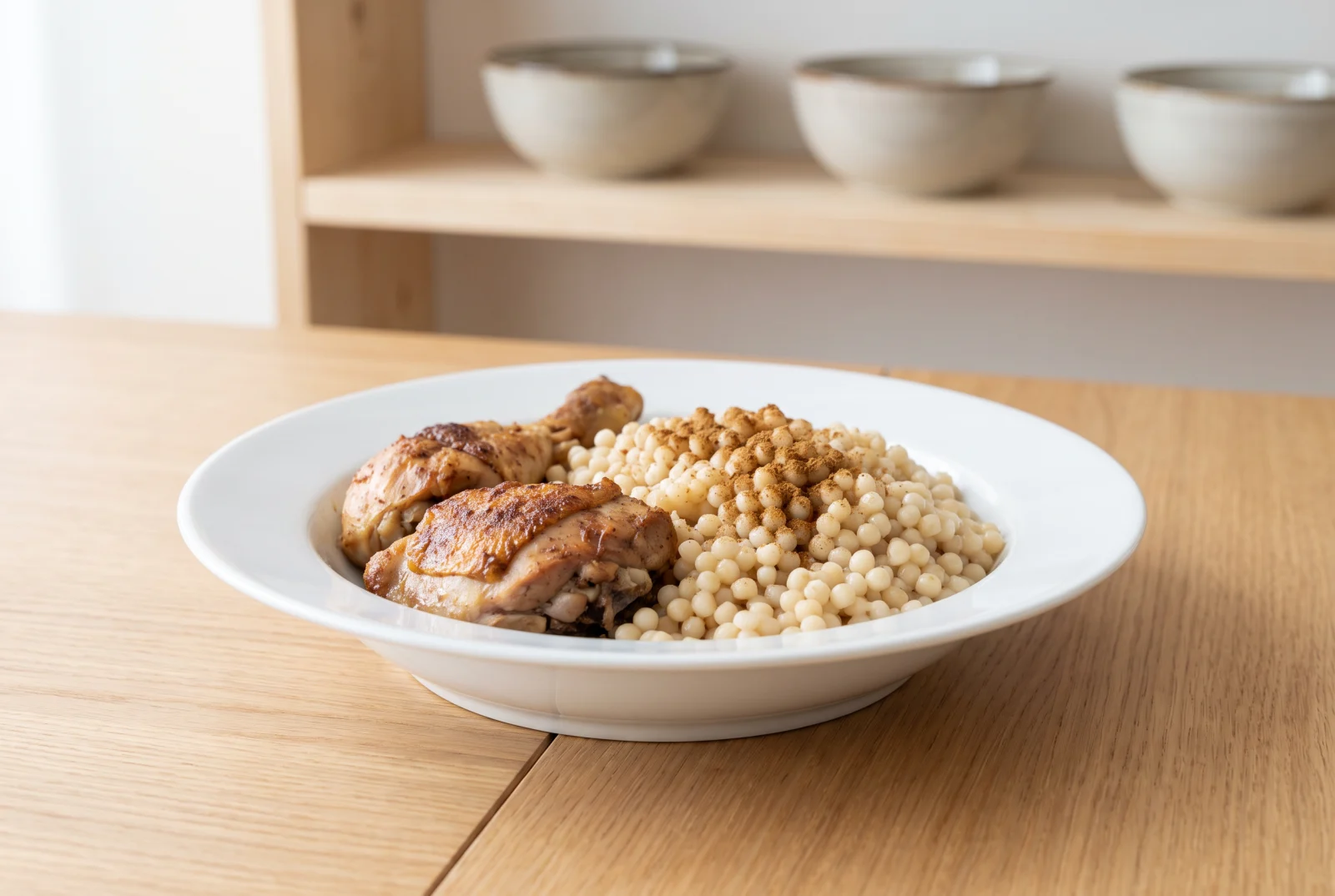 Moghrabieh | Lebanese Chicken and Pearl Couscous