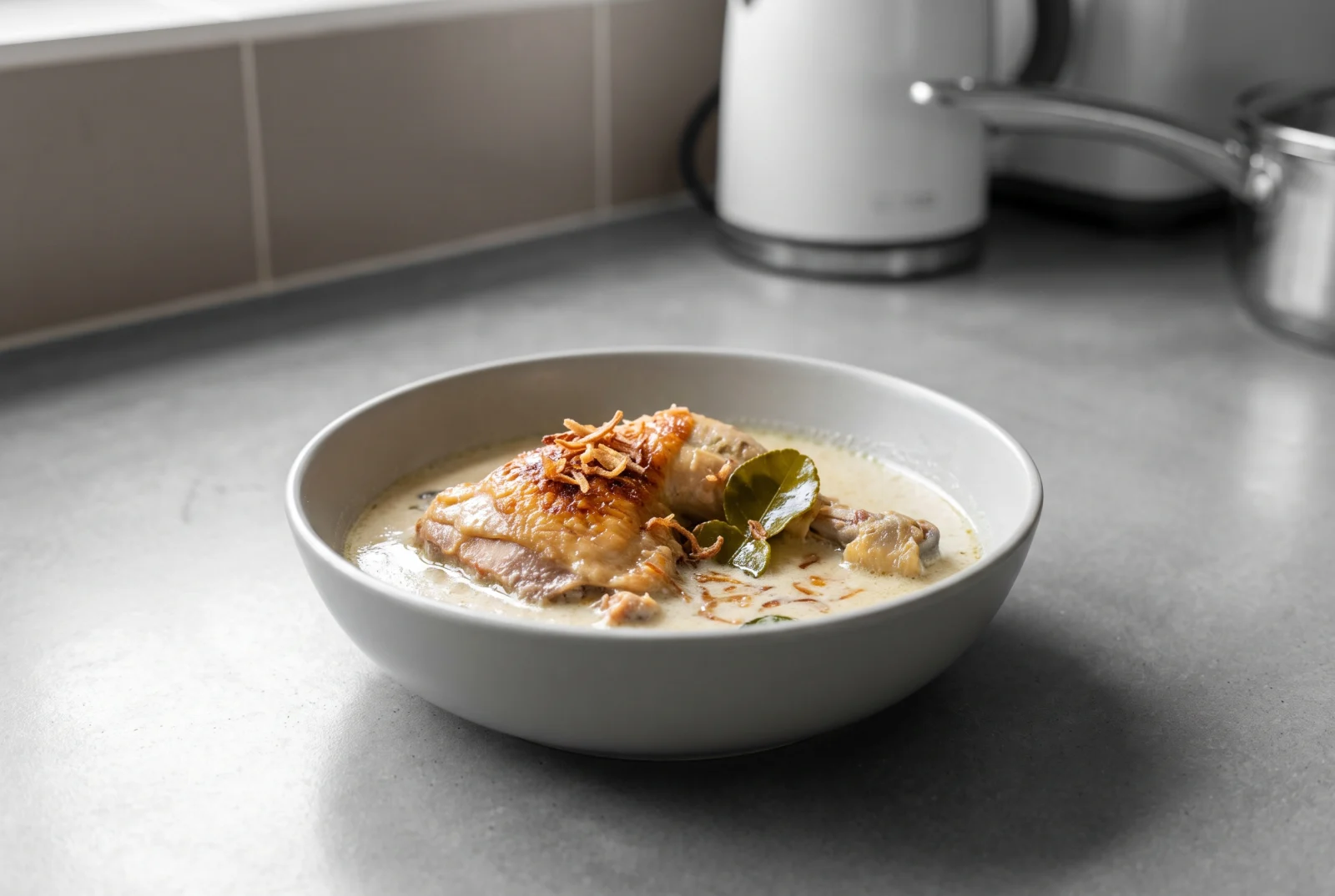 Opor Ayam | Indonesian Chicken in White Coconut Curry