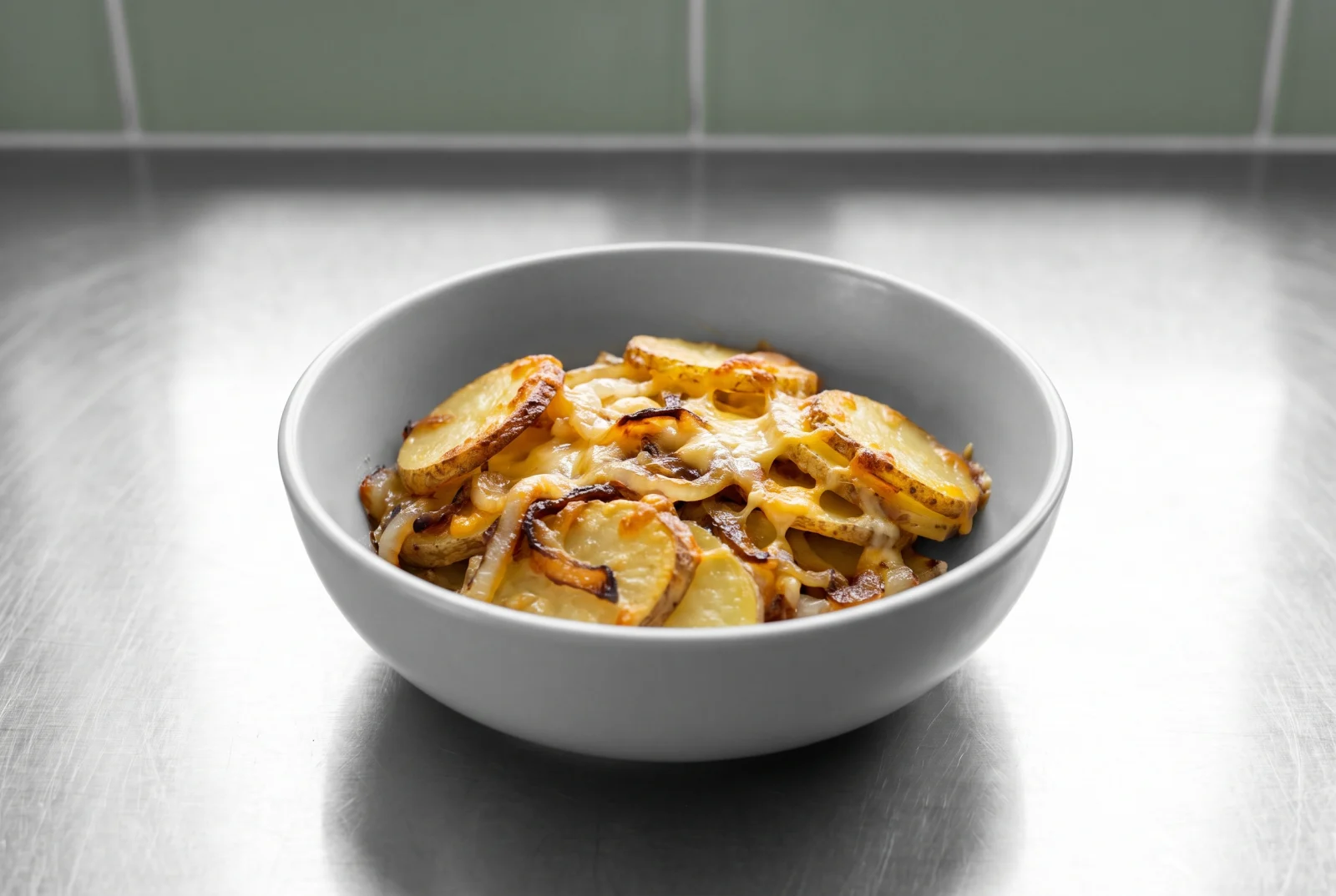 Pan Haggerty — Northumberland Potato, Onion, and Cheddar Bake