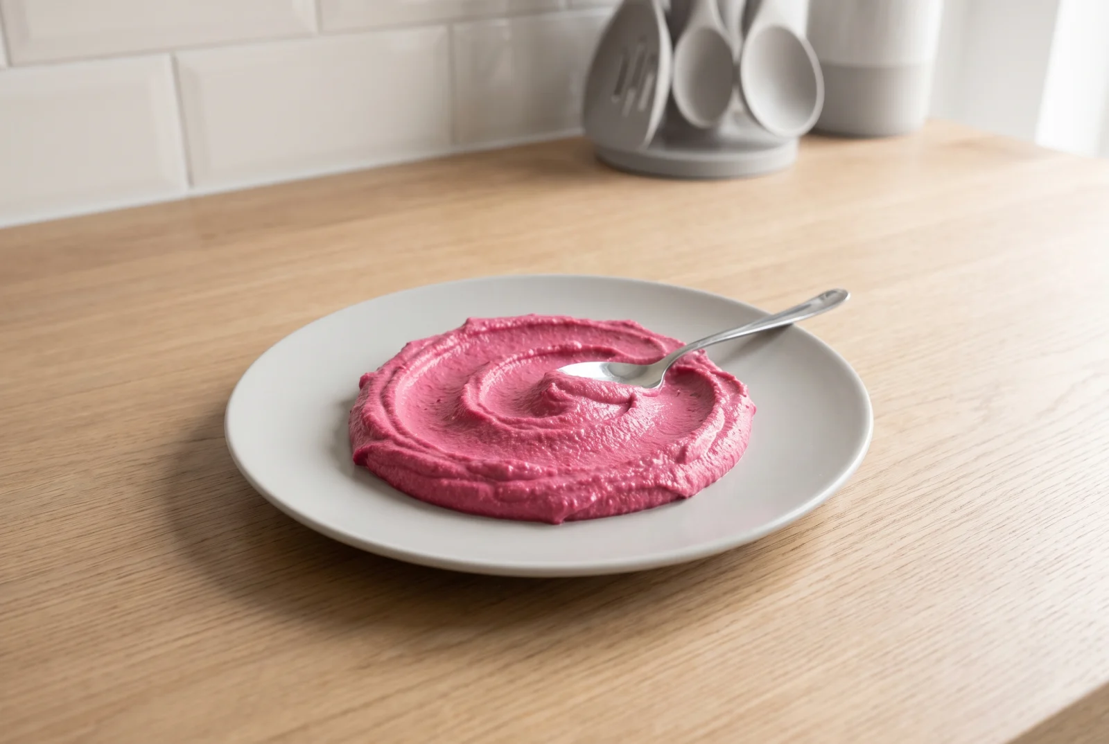 Beet Hummus | Pink Dip for Vegetable Sticks