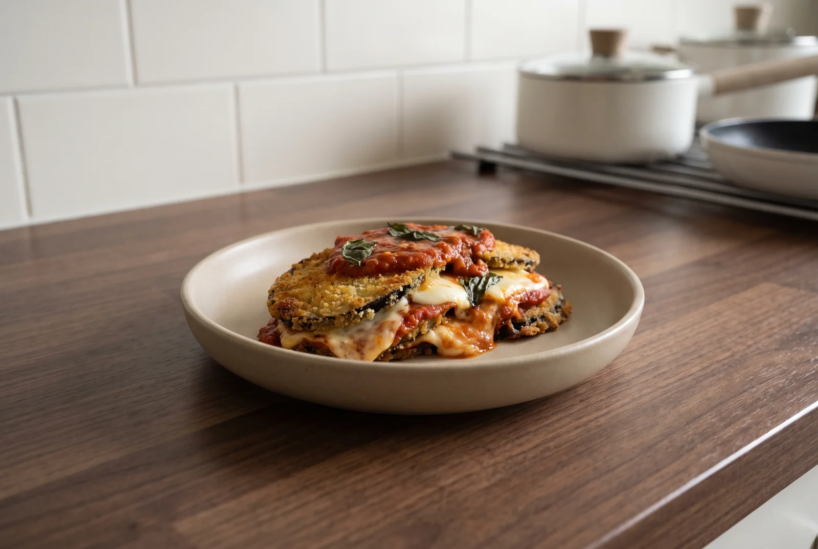 Parmigiana di Melanzane | Italian Eggplant and Mozzarella Casserole