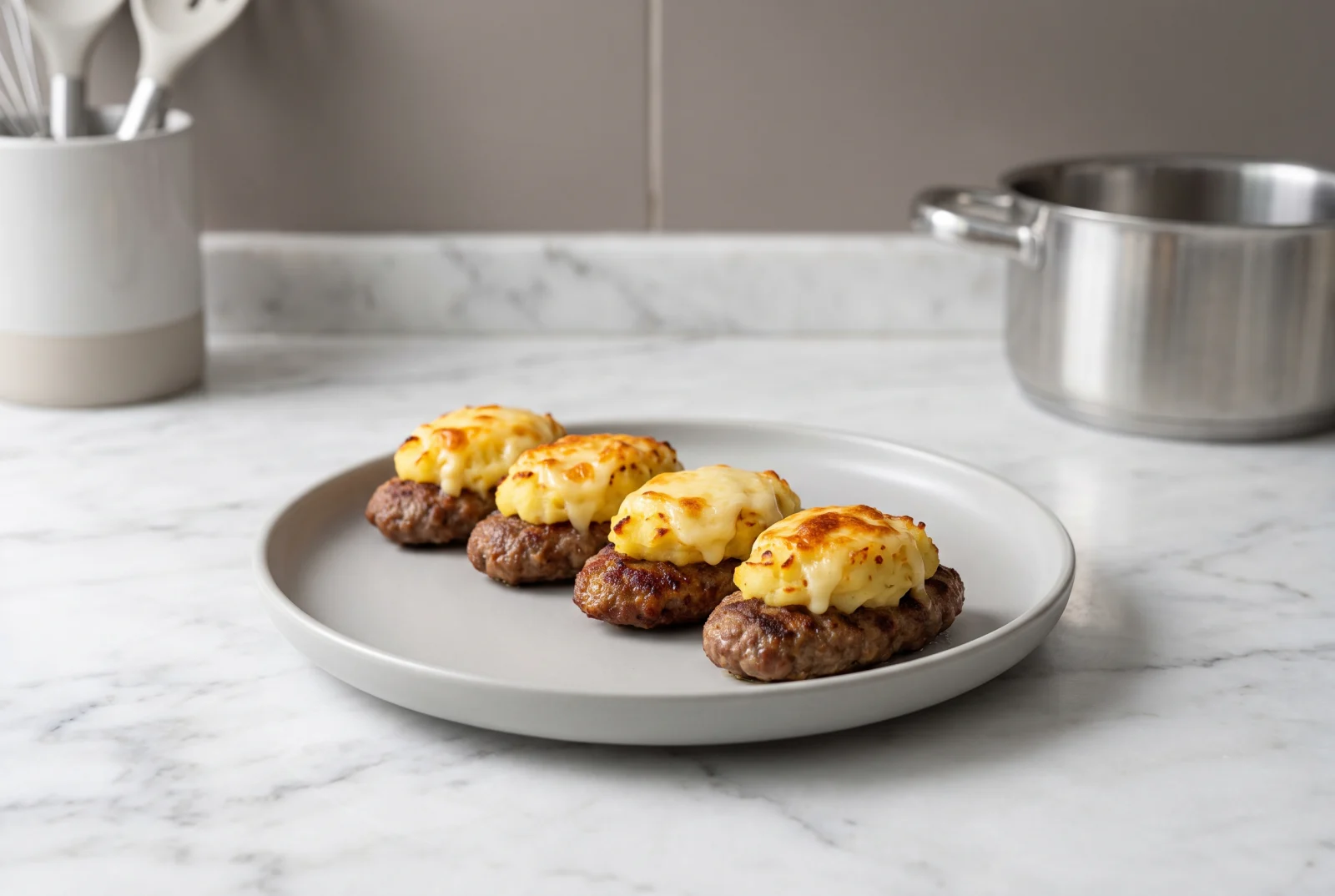 Pasha Koftesi — Kofta with Cheesy Mashed Potato Topping