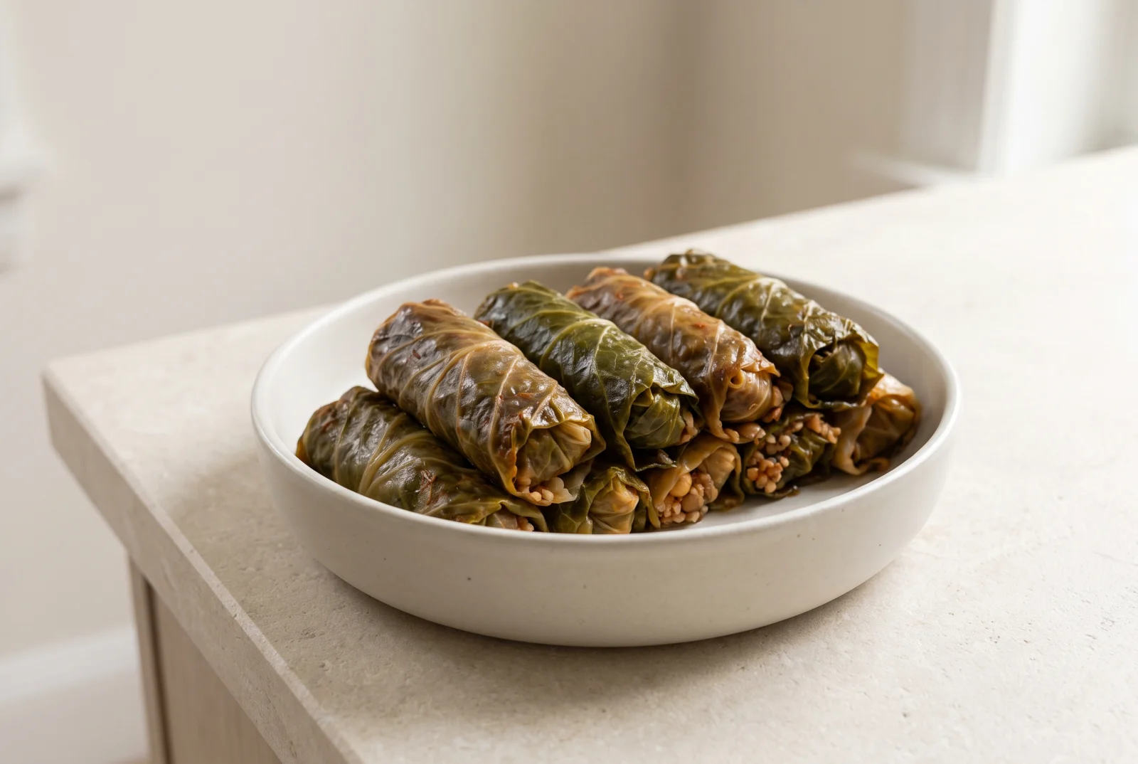 Pasuts Tolma | Armenian Meatless Stuffed Cabbage Rolls with Beans