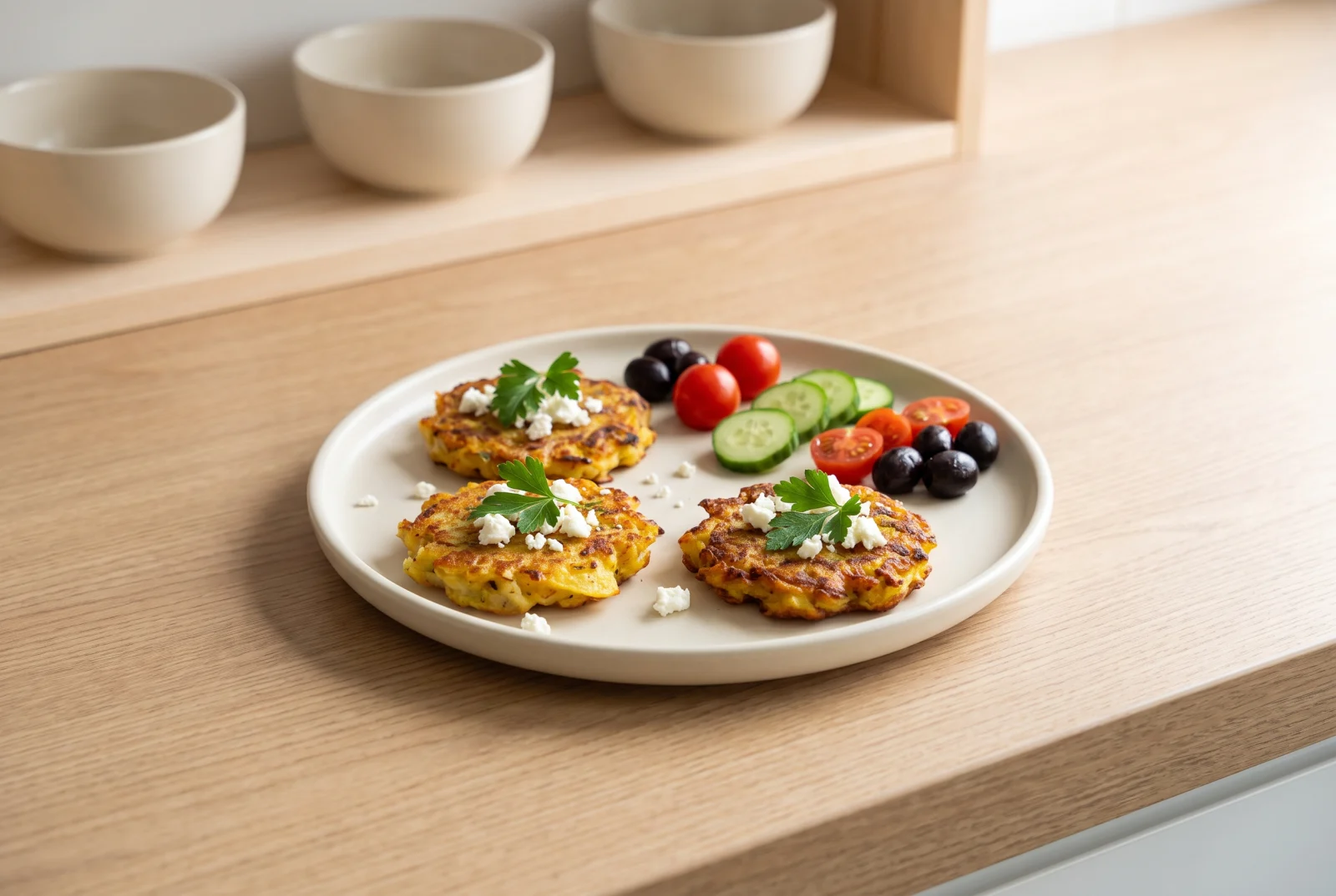 Potato Fritters (Mucver) | Crispy Turkish Breakfast Fritters