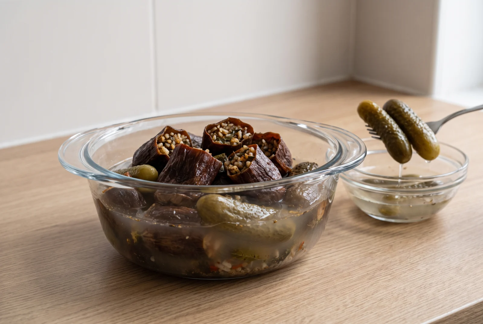 Dried Eggplant for Stuffing — Gaziantep-Style Hollowed and Strung
