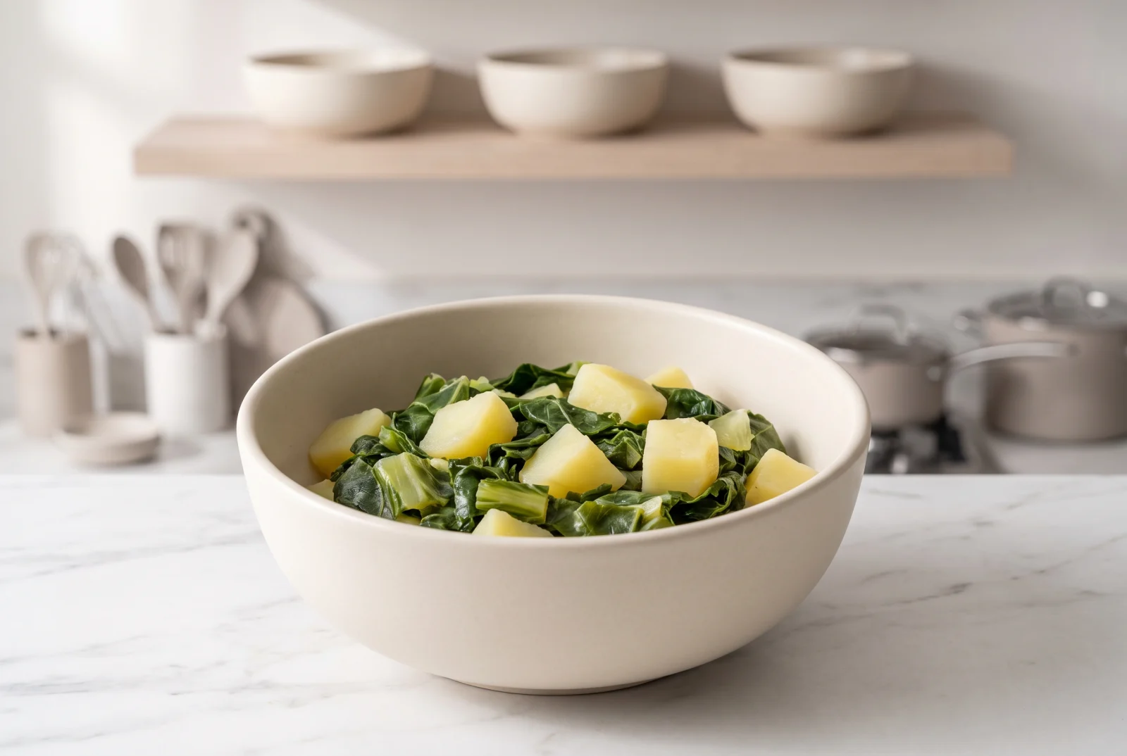 Swiss Chard and Potato Puree | For Babies 8 Months and Older